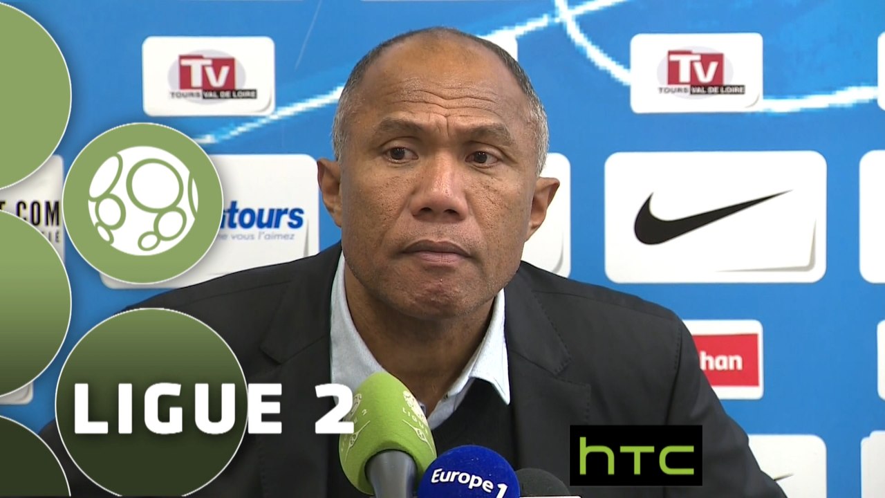 Conférence de presse Tours FC - RC Lens (0-1) : Marco SIMONE (TOURS) - Antoine  KOMBOUARE (RCL) - 2015/2016