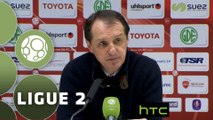 Conférence de presse Valenciennes FC - US Créteil-Lusitanos (2-2) : Faruk HADZIBEGIC (VAFC) - Laurent ROUSSEY (USCL) - 2015/2016