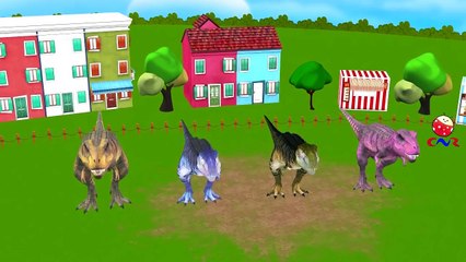 Dinosaurs Cartoons for Children Hokey Pokey Rhymes | Dinosaurs Hokey Pokey Children Nurser