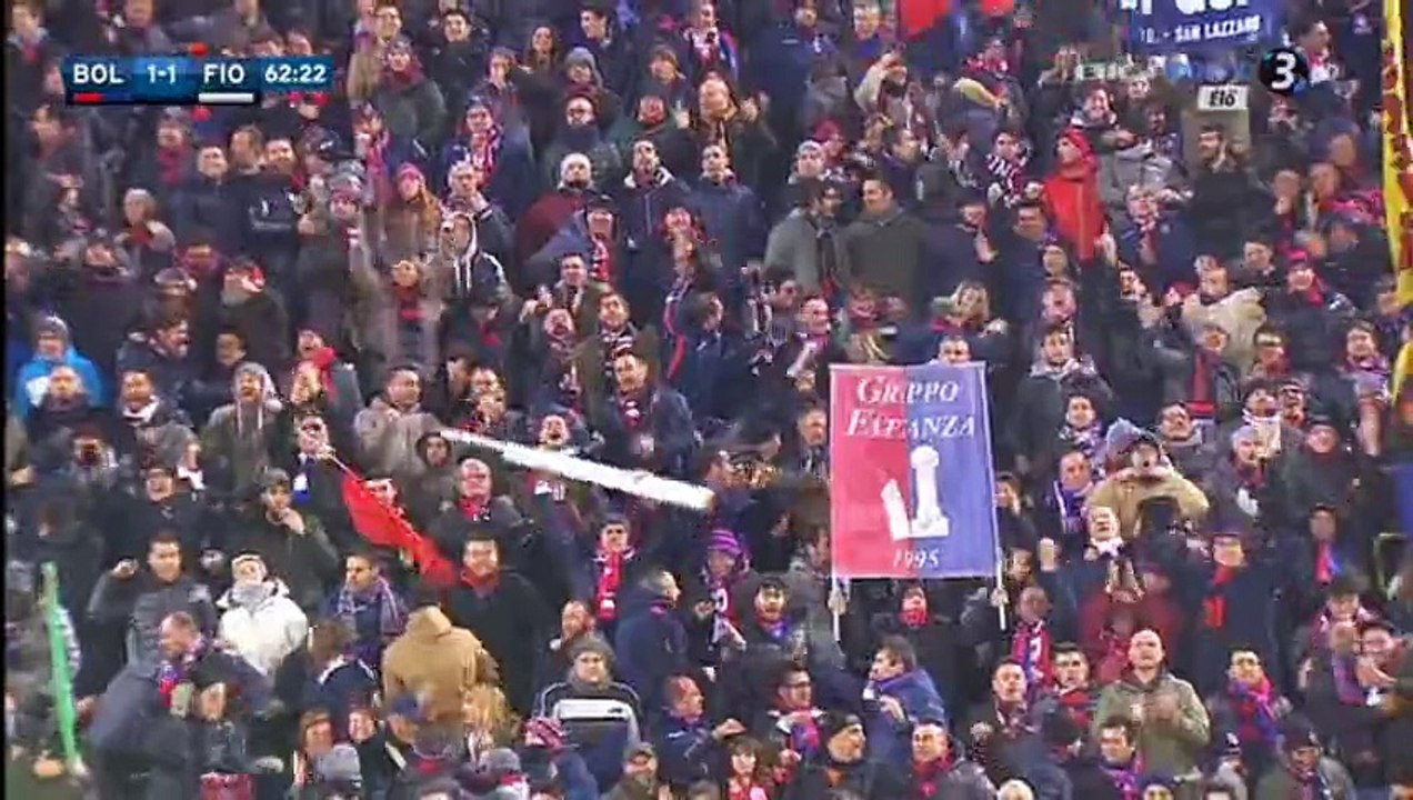 Emanuele Giaccherini Goal HD - Bologna 1-1 Fiorentina - 06-02-2016