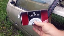 380 ACP Federal FMJ vs CAR DOOR - Penetration Test