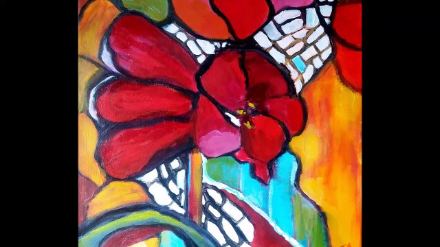 exposition peinture Isa Boussy Saint Antoine du 29 janvier au 03 fevrier 2016