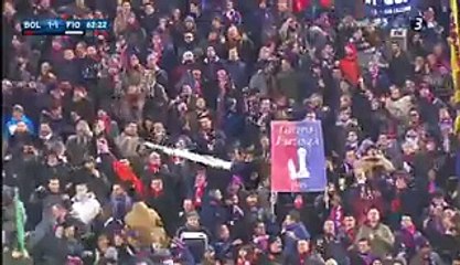 Emanuele Giaccherini Super  Goal Bologna 1-1 Fiorentina - 06-02-2016