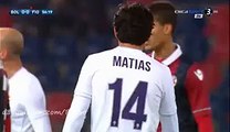 Matías Fernández Horror Foul RED CARD Bologna 0-0 Fiorentina