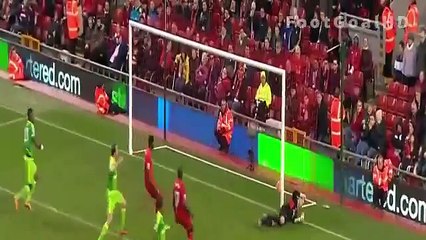 Adam Johnson Amazing Free Kick Goal ~ Liverpool vs Sunderland 2-1