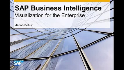 SAP Business Intelligence General Overview