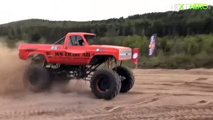 Внедорожники - Экстримальные Гонки на Бездорожье на БИГФУТЕ Monster Offroad Racing Bigfoot