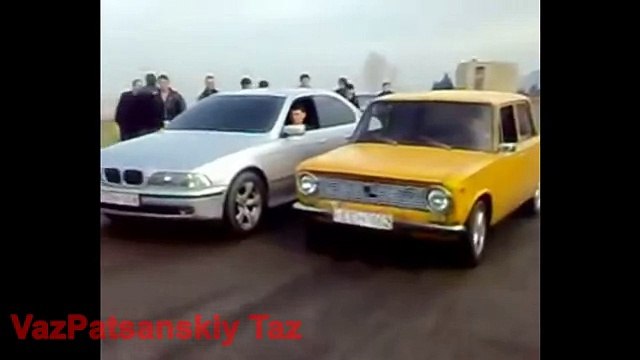 Гонки на Вазах Ваз против БМВ. Серьезная гонка Тазы Валят и рвут всех!!