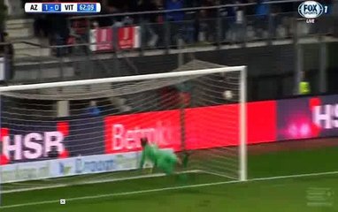 Vincent Janssen Goal - AZ Alkmaar 1 - 0 Vitesse - 06-02-2016