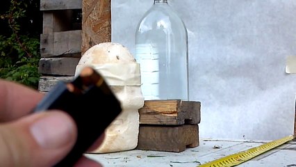 32 ACP vs. zombie ballistics skull - Penetration Test