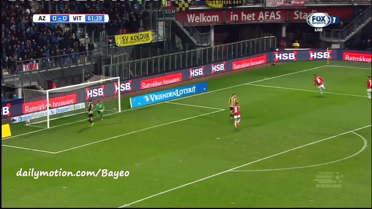 Vincent Janssen Goal HD - AZ Alkmaar 1-0 Vitesse - 06-02-2016