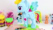 Play Doh My Little Pony Rainbow Dash Style Salon Playset MLP Playdough Toy Videos