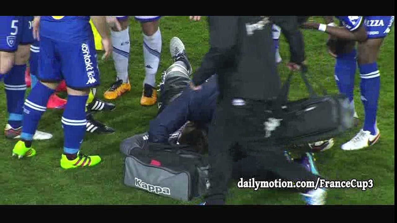 Jean-Louis Leca Red Card HD - Bastia 1-0 Troyes - 06-02-2016