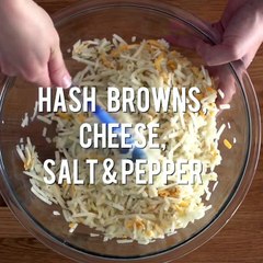 Egg & Bacon Hash Brown Nests