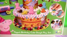 Play Doh Peppa Pig Birthday Cake Dough - Tarta de Cumpleaños Bolo de Aniversário Пла�