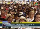 Rafael Correa: Fuerzas Armadas deben cumplir con las leyes