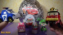 Робокар Поли Большое яйцо с сюрпризом! Мультик про машинки Robocar poli Big egg surprise!