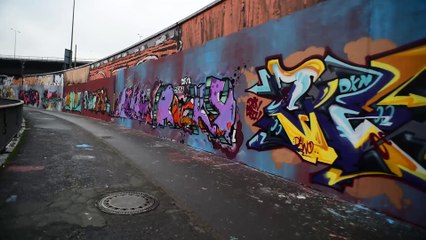 NEW Version - Graffiti Frankfurt Germany, Hall of Fame, DKN & ILL ZOO Crew 2015/2016