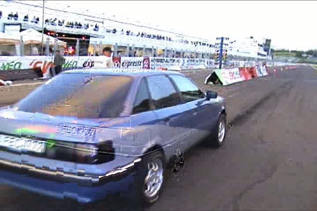 Audi 90 Quattro Turbo Vs. Ford Escort Cosworth Drag Race