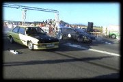 Alfa Romeo GTV6 Vs. BMW E30 Drag Race