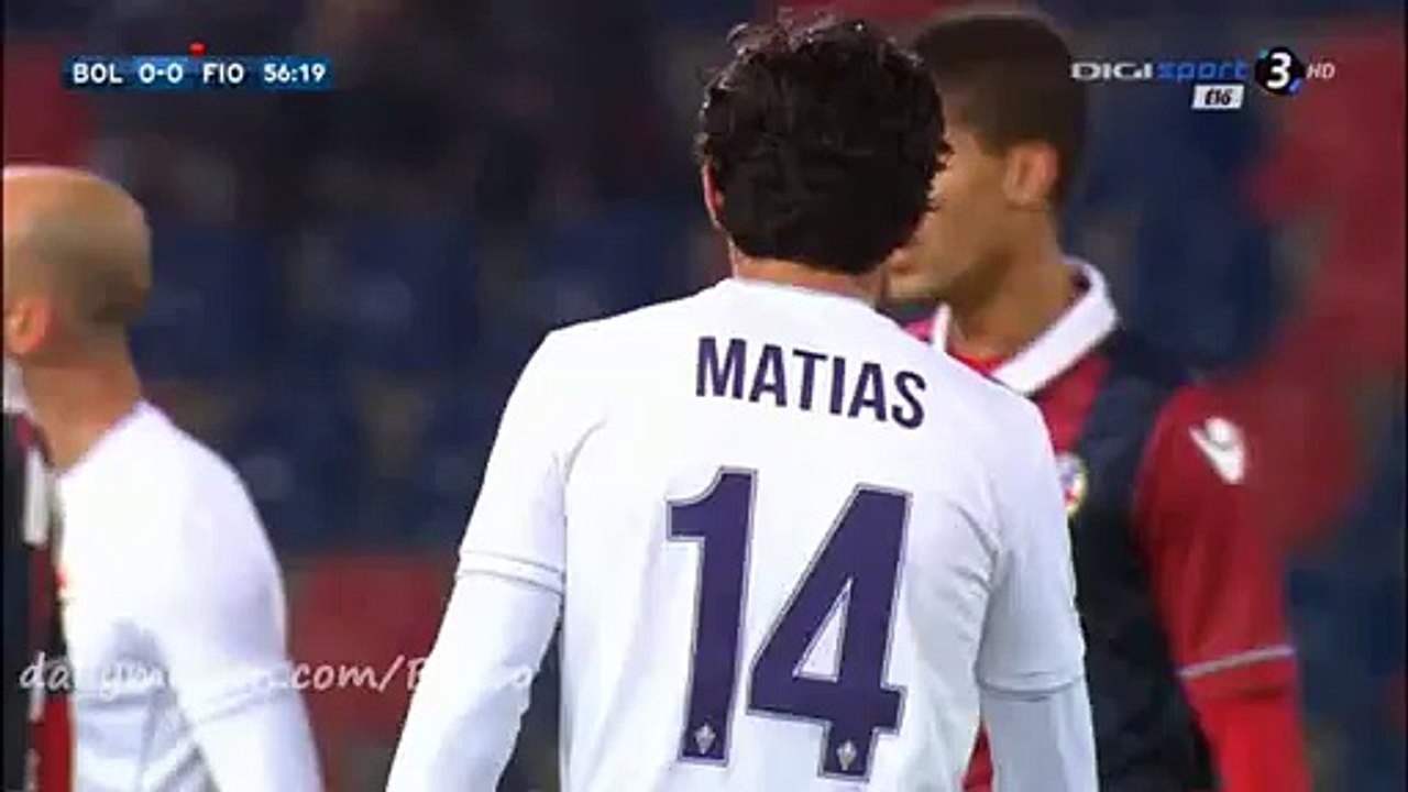 Matias Fernandez Red Card HD - Bologna v. Fiorentina