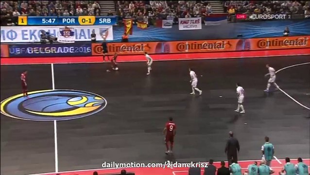 Ricardinho Super Trick & Goal - Portugal v. Serbia - Futsal European Championshi