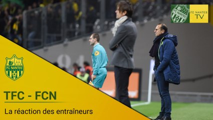 TFC-FCN : la réaction des entraîneurs