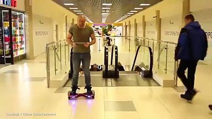 Young boy SMASHES an iPad to the ground with his hockey stick