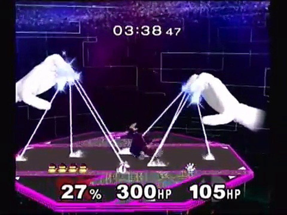 Super Smash Bros. Melee - Master Hand & Crazy Hand - Donkey Kong (Normal)