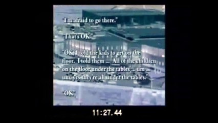 Columbine 911 call -Why didnt she just LOCK THE DOOR! School Security?.Simple- LOCK the DOOR!