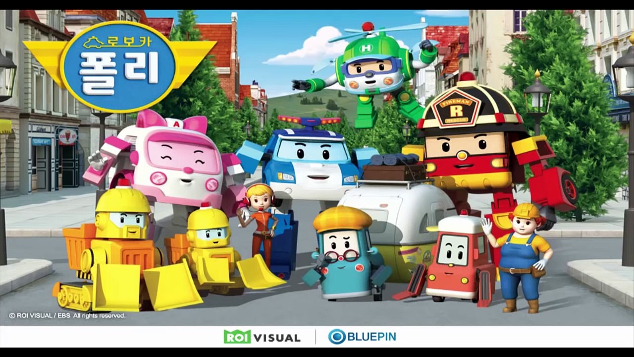 Рбокар Поли все герои  Песенка Робокар Поли (Robocar Poli)