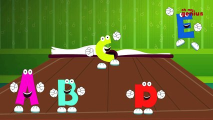 Five Little Alphabets | ABC | Alphabets Songs | Nursery Rhymes