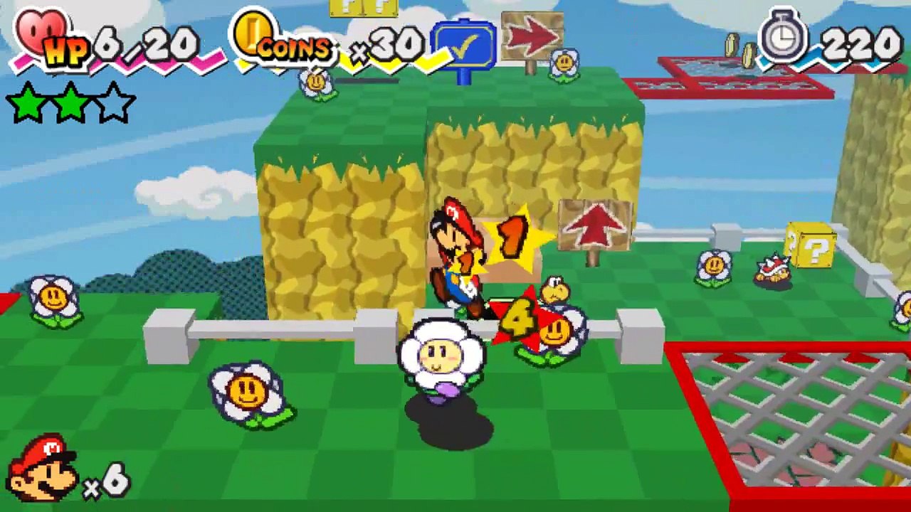 Lets Play Paper Mario 3D Land Part 1: Paper Mario meets 3D Land / World!