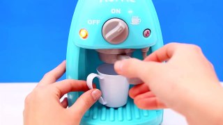 Play home toaster & coffee machine toy playset