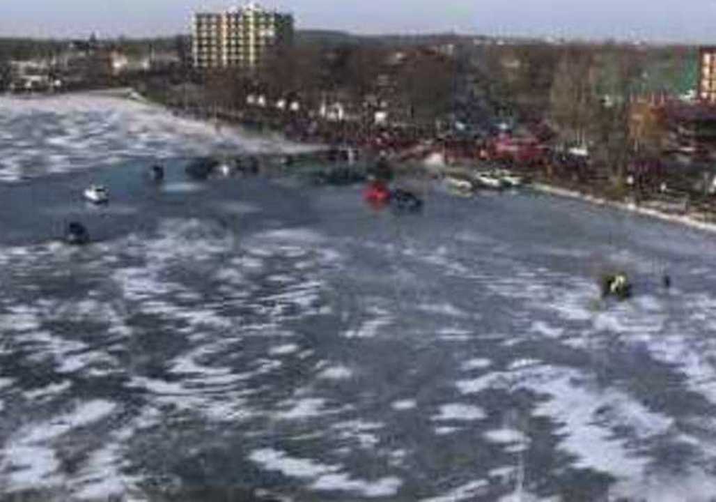 Drone Footage Shows Submerged Vehicles in Wisconsin's Lake Geneva