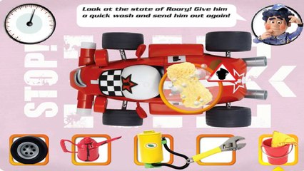 Roary the Racing Car - Roarys Pit Stop Panic - Roary Game (Full Movie English) HD