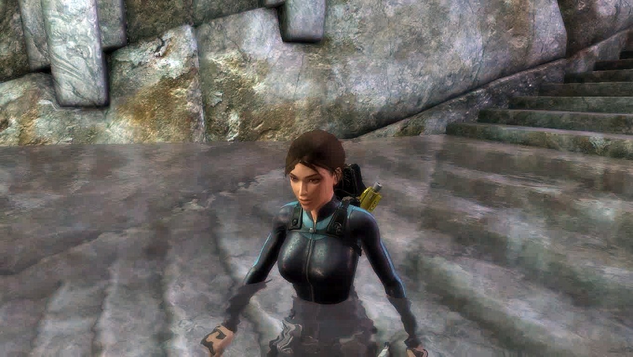 Tomb Raider Underwater (Unlimited Breathing in Arctic Sea)