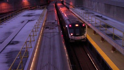 T.T.C. Subway Action on Yonge Line.