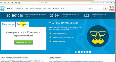 ربح عن طريق الاعلانات