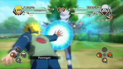 Naruto Shippuden: Ultimate Ninja Storm Generations [HD] - Minato Vs Young Kakashi