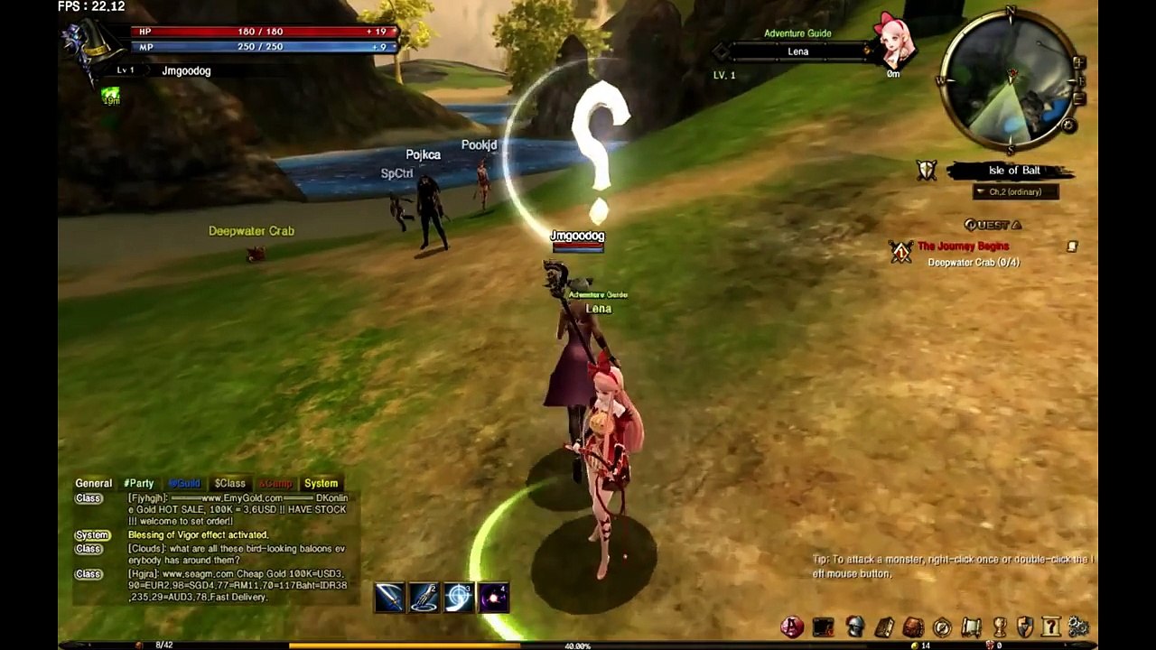 DK Online Walkthrough Dragon Knight s Online First 15 minutes Level 1 - 3 Commentary 1