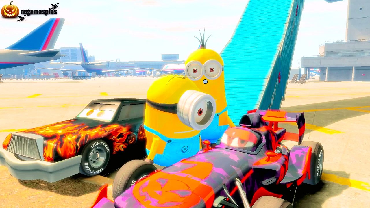 Halloween Disney cars Chick Hicks & Vampire Lightning McQueen Children Songs Nursery Rhyme