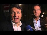 L’Aja - Dichiarazioni alla stampa di Renzi e Rutte (05.02.16)