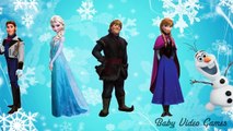 FROZEN FINGER FAMILY SONGS Alphabet ABC Songs for Children Frozen Nursery Rhymes