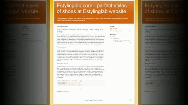 Estylinglab.com - Perfect styles of shoes at Estylinglab website