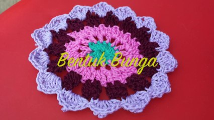 Cara Merajut Motif Bunga