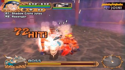 Naruto Uzumaki Chronicles 2 Walkthrough Part 21 Ibushis Lizard Puppet Boss Fight 60 FPS
