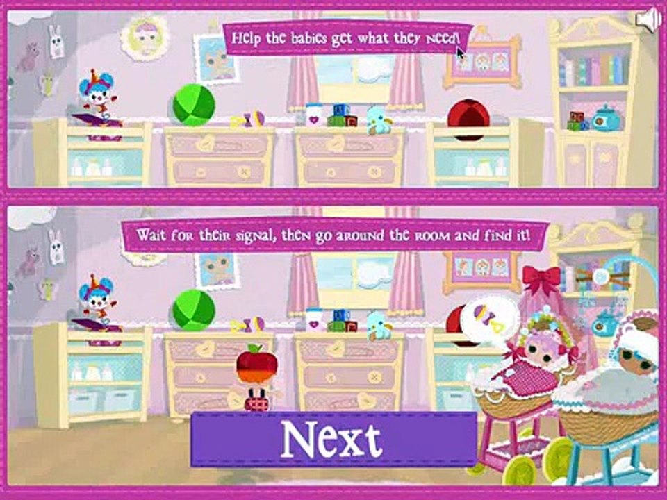 Baby lalaloopsy take care of all other babies! söo cute! so cute, so cute, so cute!