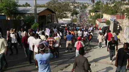 Protestas en Haití piden la dimisión del presidente