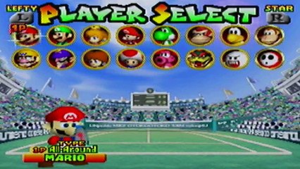 [N64] Mario Tennis - Mario